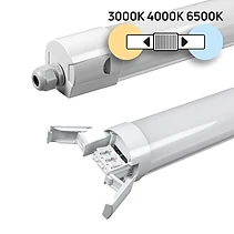 LED SLIM ИНДУСТРИАЛНО ОСВ. ТЯЛО CCT PC, 1.20 M, 36 W, 220 V-240 V AC, IP65, ULTRALUX