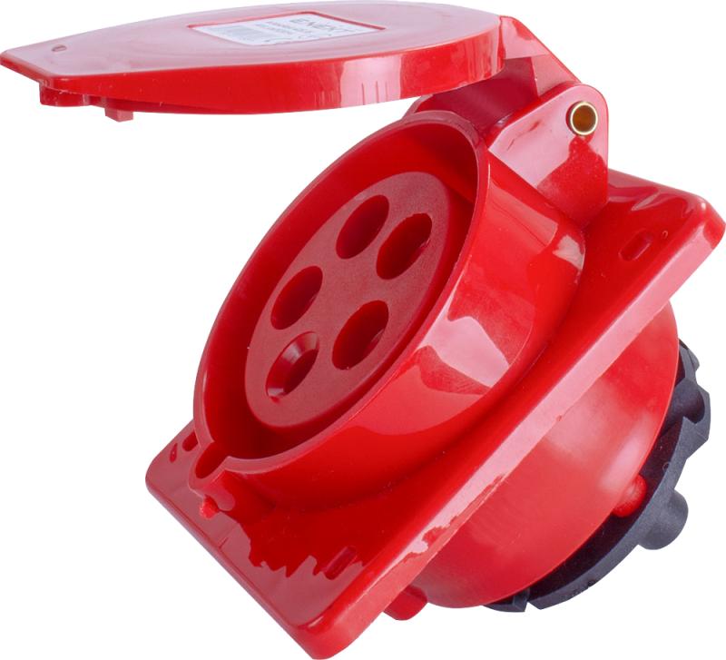 ИНДУСТРИАЛЕН КОНТАКТ ЗА ТАБЛО E.SOCKET.PRO, 16 A, 3P+N+E, 400 V AC, E.SOCKET.PRO.5.16.WALL, E.NEXT