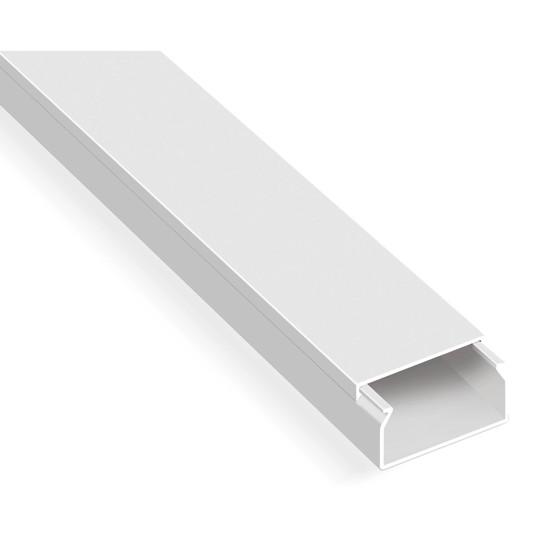 КАБЕЛЕН КАНАЛ 40X16 MM /Ш Х В/, EKO, ЦВЯТ БЯЛ, 2 M, MUTLUSAN