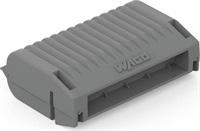 КУТИЯ С ГЕЛ GELBOX ЗА КЛЕМА ДО 4 MM2, IP X8, 33.6X17.8X52.7 MM, СИВА