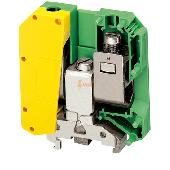 РЕДОВА КЛЕМА 50 MM2, ЖЪЛТО-ЗЕЛЕНА, ЗАЗЕМИТЕЛНА, ВИНТОВА, Linergy TR, NSYTRV502PE, SCHNEIDER ELECTRIC