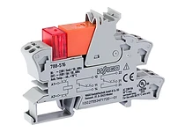 ИНТЕРФЕЙСНО РЕЛЕ 788-516, 230 VAC, 2 C/O, 8 A, С ИНДИКАТОР, С ЦОКЪЛ, WAGO