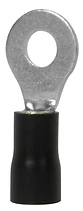 КАБЕЛЕН НАКРАЙНИК ТИП УХО, 2.5-4 MM2, M6, ИЗОЛИРАН, ЧЕРЕН, E.TERMINAL.STAND.RV3.3,5.6.BLACK, E.NEXT