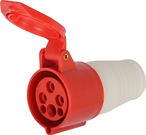 ПОДВИЖЕН ИНДУСТРИАЛЕН КОНТАКТ, 4P, 380 V, 32 A, E.SOCKET.PRO.4.32, E.NEXT