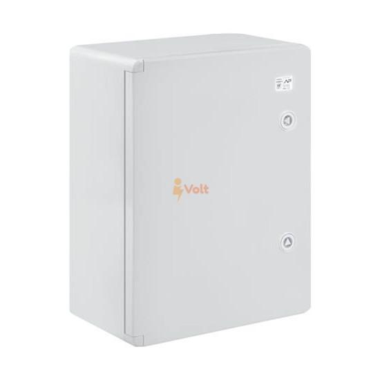 ТАБЛО ABS 300X400X170 MM, IP65, С БЯЛА ВРАТА, С МОНТАЖНА ПЛОЧА