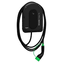 ЗАРЯДНА СТАНЦИЯ ЗА ЕЛЕКТРОМОБИЛИ SCHNEIDER CHARGE PRO EVB4S22NC0 - 1P/3P, 7.4-11-22 KW, 16-32 A, С ВКЛЮЧЕН КАБЕЛ, TYPE 2, WI-FI, RFID, SCHNEIDER ELECTRIC