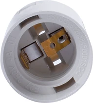 ФАСУНГ ПЛАСТМАСОВ E27 БЯЛ SOCKET.E27.PL.WHITE, E.LAMP, E.NEXT