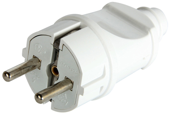 БИТОВ ЩЕПСЕЛ ШУКО, 16 A, ПРАВ, БЯЛ, E.PLUG.STRAIGHT.003.16, E.NEXT
