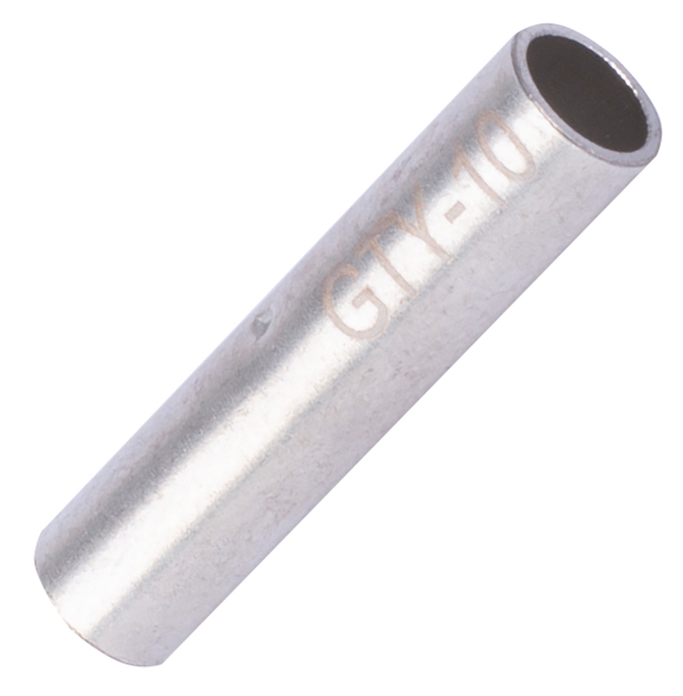 МЕДНА СЪЕДИНИТЕЛНА ГИЛЗА, 10 MM2, ПОКАЛАЕНА, E.TUBE.STAND.GTY.10, E.NEXT