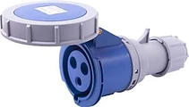 КОНТАКТ ИНДУСТРИАЛЕН ПРЕНОСИМ, 3P, 230 V, 32 A, IP67, E.SOCKET.223.32.67, E.NEXT