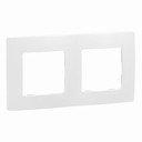 ДЕКОРАТИВНА РАМКА NILOE, ДВОЙНА, БЯЛ, 665002, LEGRAND