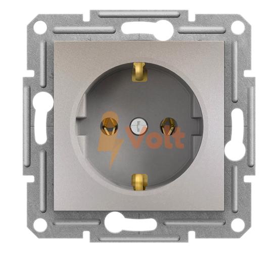 КОНТАКТ ШУКО ASFORA, СКРИТ МОНТАЖ, БРОНЗ, EPH2900169, SCHNEIDER ELECTRIC