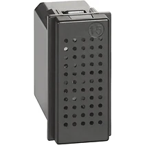 230 VAC ЗВЪНЕЦ, 12 VA, 80 DB, 1 МОДУЛ, ЧЕРЕН, LIVING NOW, BTICINO
