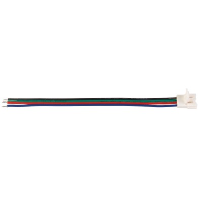 ГЪВКАВ КОНЕКТОР ЗА RGB LED ЛЕНТА 10 MM 5БР. В ПАКЕТ, ULTRALUX