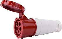 КОНТАКТ ИНДУСТРИАЛЕН ПРЕНОСИМ, 5P, 380 V, IP 67, 125 A (245), E.SOCKET.PRO.5.125, E.NEXT