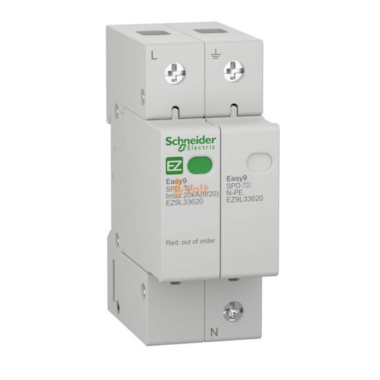 КАТОДЕН ОТВОДИТЕЛ EASY9 PF 20 KA, 1P + N, EZ9L33620, SCHNEIDER ELECTRIC