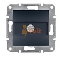 TV РОЗЕТКА, КРАЙНА, ЦВЯТ АНТРАЦИТ, EPH3200171, SCHNEIDER ELECTRIC
