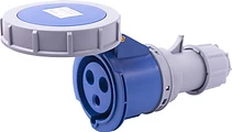 ИНДУСТРИАЛЕН ПОДВИЖЕН КОНТАКТ E.SOCKET, 32 A, 2P+E, 230 V AC, IP67, E.SOCKET.223.32.67, E.NEXT