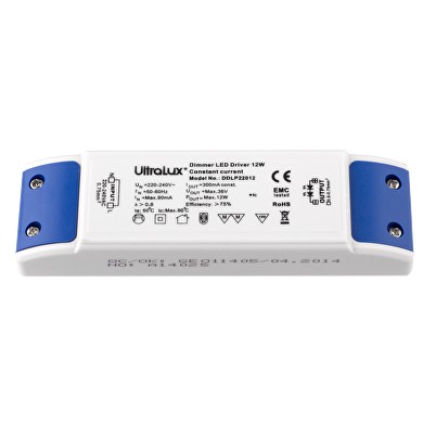 ДИМИРАЩ TRIAC ДРАЙВЕР ЗА LED ОСВЕТЛЕНИЕ 12 W/300 MA DC, ULTRALUX