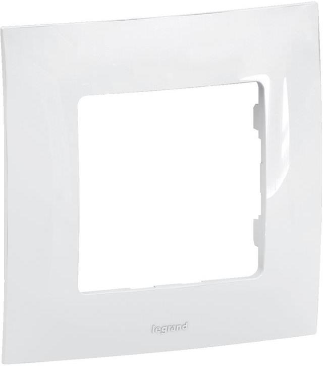ДЕКОРАТИВНА РАМКА NEW NILOE, ЕДИНИЧНА, БЯЛ, NP111WH, LEGRAND