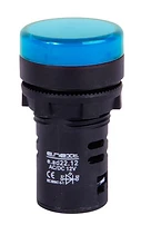 ИНДИКАТОРНА ЛАМПА LED Ф22 MM, 24 V AC/DC СИНЯ, E.AD22.24.BLUE, E.NEXT