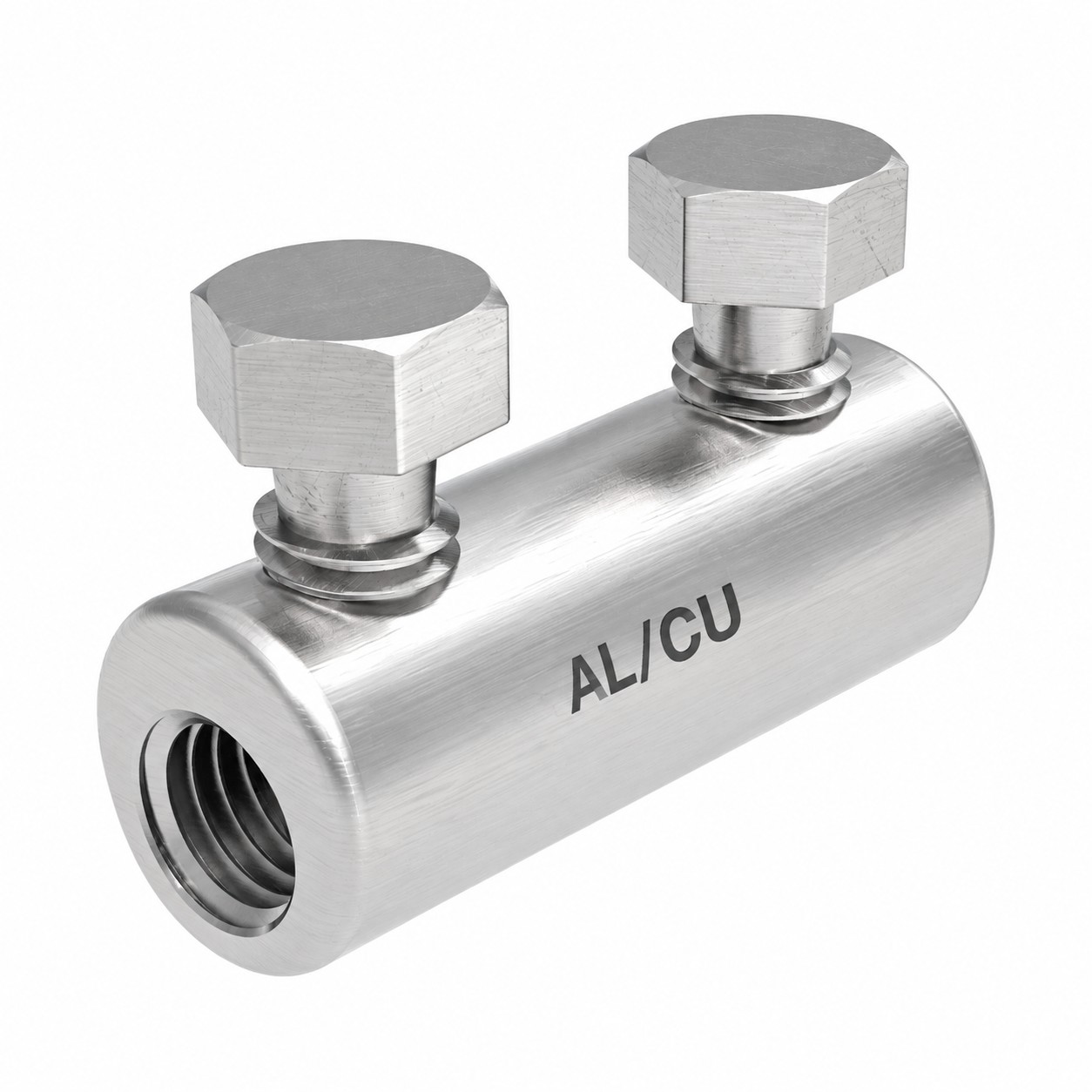 СЪЕДИНИТЕЛНА МУФА AL/CU, 6-25 MM2, 12 KV, С 2 АЛУМИНИЕВИ БОЛТА С КЪСАЩА ГЛАВА, MSCL25, MOREK