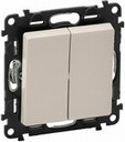 СЕРИЕН ДЕВИАТОРЕН КЛЮЧ VALENA LIFE, СКРИТ МОНТАЖ, КРЕМ, 752208, LEGRAND