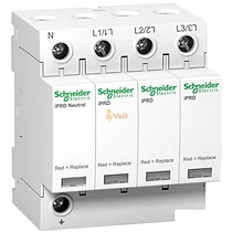 КАТОДЕН ОТВОДИТЕЛ IPRD40R 40 KA, 350 V, 3P + N, С ДИСТАНЦИОННО ПРЕХВЪРЛЯНЕ, A9L40601, SCHNEIDER ELECTRIC