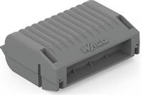 КУТИЯ С ГЕЛ GELBOX ЗА КЛЕМА ДО 4 MM2, IP X8, 33.6X17.8X45.9 MM, СИВА