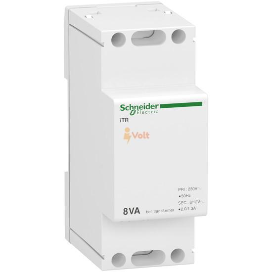 ЗВЪНЧЕВ ТРАНСФОРМАТОР 8 VA, 230 VAC, 8-12 VAC, A9A15216, SCHNEIDER ELECTRIC
