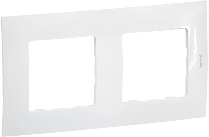 ДЕКОРАТИВНА РАМКА NEW NILOE, ДВОЙНА, БЯЛ, NP112WH, LEGRAND