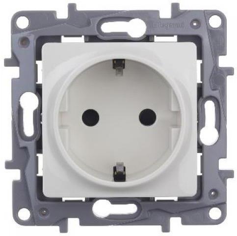 КОНТАКТ ШУКО NILOE, 16 A, СКРИТ МОНТАЖ, БЯЛ, LEGRAND