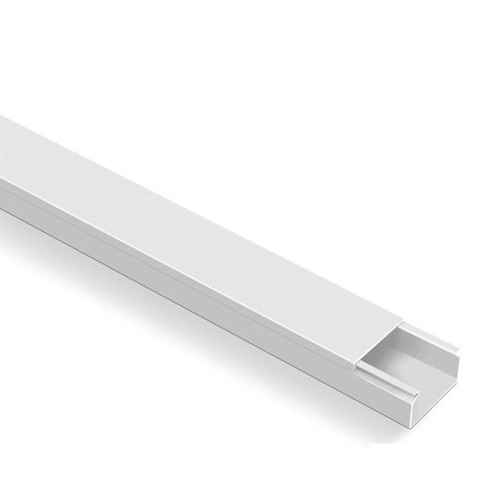 КАБЕЛЕН КАНАЛ 40X25 MM /Ш Х В/, EKO, ЦВЯТ БЯЛ, 2 M, MUTLUSAN