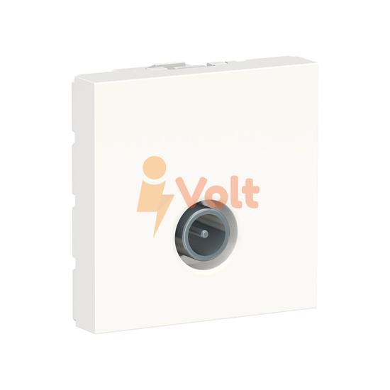 TV РОЗЕТКА NEW UNICA, МЪЖКА, КРАЙНА, СКРИТ МОНТАЖ, БЯЛ, NU346218, SCHNEIDER ELECTRIC