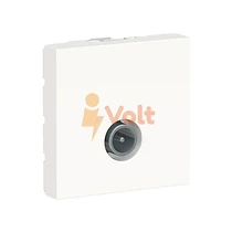 TV РОЗЕТКА, МЪЖКА, КРАЙНА, ЦВЯТ БЯЛ, NU346218, SCHNEIDER ELECTRIC