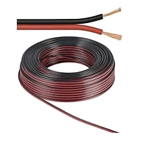 H03VH-H КАБЕЛ ШВПЛ-А 2X0.50 MM2, ЧЕРНО-ЧЕРВЕН, 300/300 V