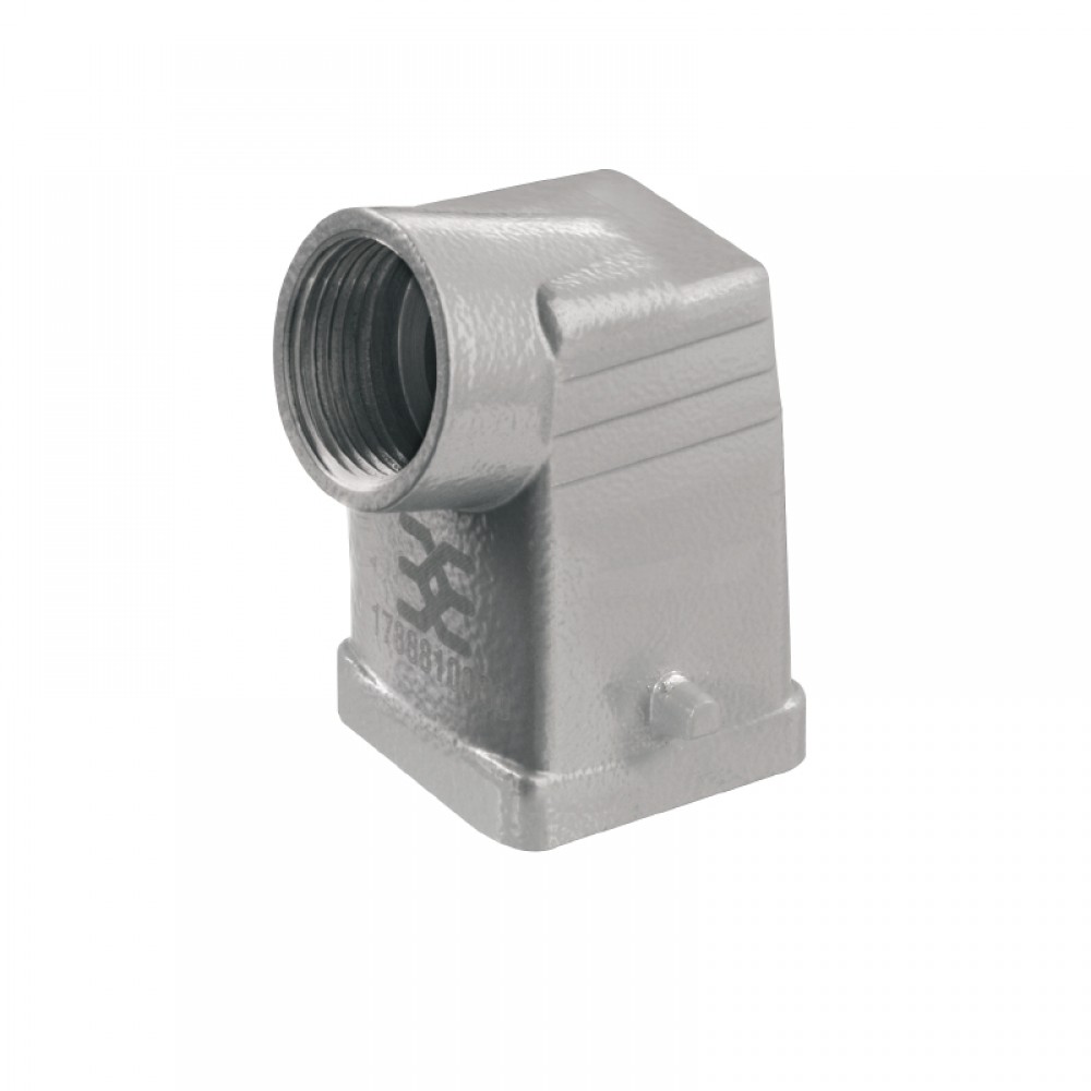 КОРПУС HDC 04 A TWLU 1M20G КАПАК ЗА КАБЕЛ ЗА СИЛОВ КУПЛУНГ, РАЗМЕР 1, ЗАКЛЮЧВАЩ МЕХАНИЗЪМ НА ОСНОВАТА, СТРАНИЧНО ЗАКЛЮЧВАНЕ, АЛУМИНИЙ, КАБЕЛЕН ВХОД СТРАНИЧНО: M 20, IP 65, WEIDMULLER