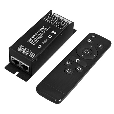 RF КОНТРОЛЕР ЗА ЕДНОЦВЕТНО LED ОСВЕТЛЕНИЕ 300 W, 25 A, 12-24 V DC, ULTRALUX