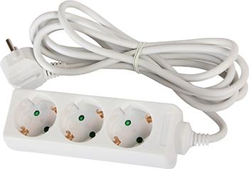 РАЗКЛОНИТЕЛ С КЛЮЧ, 3 ГНЕЗДА, 7 M КАБЕЛ, BABY PROTECT, E.ES.3.7.Z.B, E.NEXT
