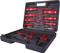 ОТВЕРКИ ИЗОЛИРАНИ КОМПЛЕКТ С ФАЗОМЕР И 3 ВИДА КЛЕЩИ E.TOOL.SET.8500.11, E.NEXT