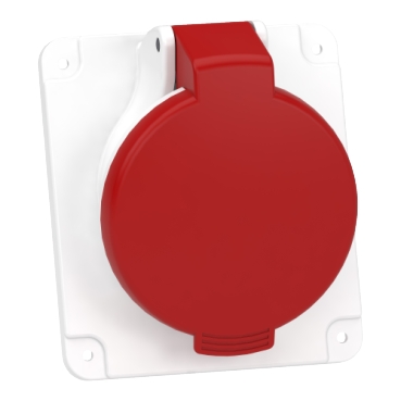 НАКЛОНЕН КОНТАКТ ЗА ТАБЛО MUREVA PK, 16 A, 3P+N+E, 400 V AC, IP44, PKF16F435, SCHNEIDER ELECTRIC