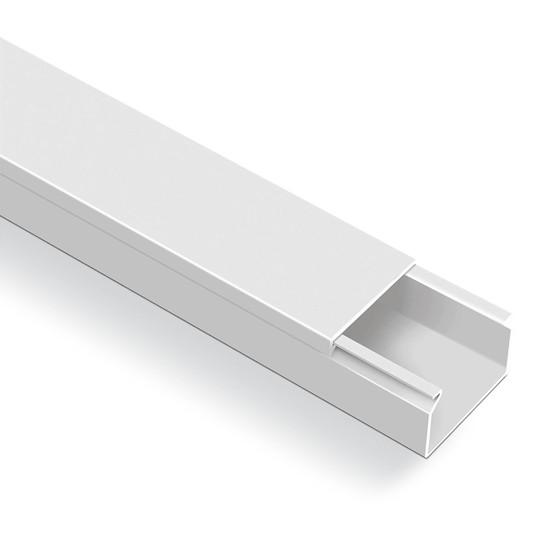 КАБЕЛЕН КАНАЛ 80X60 MM /Ш Х В/, EKO, ЦВЯТ БЯЛ, 2 M, MUTLUSAN