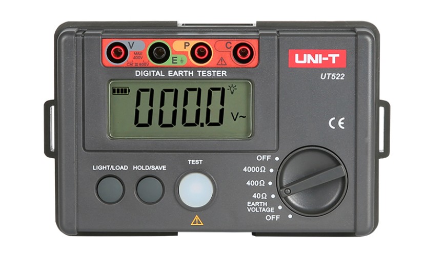 ТЕСТЕР НА ЗЕМНО СЪПРОТИВЛЕНИЕ 40/400/4000 OHM, UNI-T