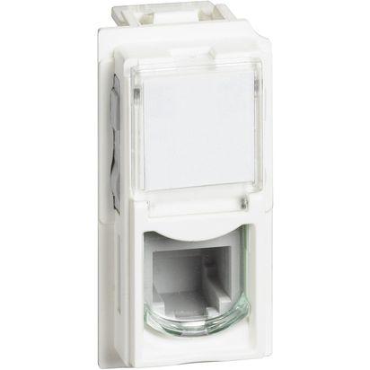 ТЕЛЕФОННА РОЗЕТКА RJ11 LIVING NOW, 1 МОДУЛ, СКРИТ МОНТАЖ, БЯЛ, BTICINO