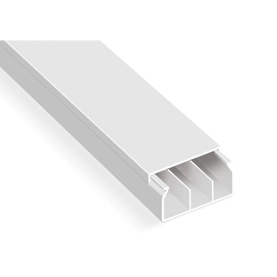 КАБЕЛЕН КАНАЛ 60X25 MM /Ш Х В/, EKO, ЦВЯТ БЯЛ, 2 M, MUTLUSAN