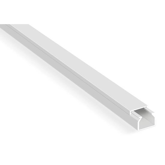 КАБЕЛЕН КАНАЛ 15X10 MM /Ш Х В/, EKO, ЦВЯТ БЯЛ, 2 M, MUTLUSAN
