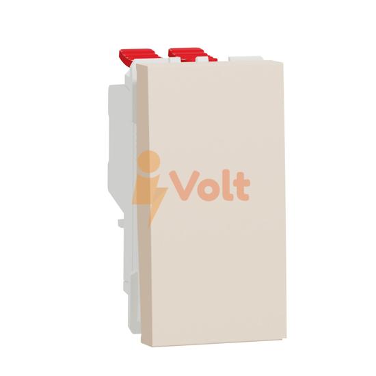 КРЪСТАТ КЛЮЧ NEW UNICA, СКРИТ МОНТАЖ, СЛОНОВА КОСТ, NU310544, SCHNEIDER ELECTRIC