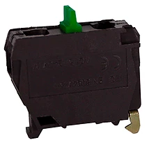 КОНТАКТЕН ЕЛЕМЕНТ GREEN, ЗЕЛЕН NO, ЗА КУТИЯ С БУТОНИ, AC15, 240 V, 3 A, E.CB.STAND.XAL.NO, E.NEXT