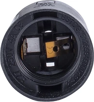 ФАСУНГ ПЛАСТМАСОВ E27 ЧЕРЕН SOCKET.E27.PL.BLACK, E.LAMP, E.NEXT