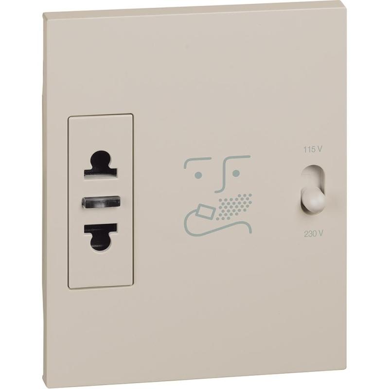 КОНТАКТ ЗА САМОБРЪСНАЧКА LIVING NOW, 230 V AC, 3 МОДУЛА, СКРИТ МОНТАЖ, КРЕМ, BTICINO